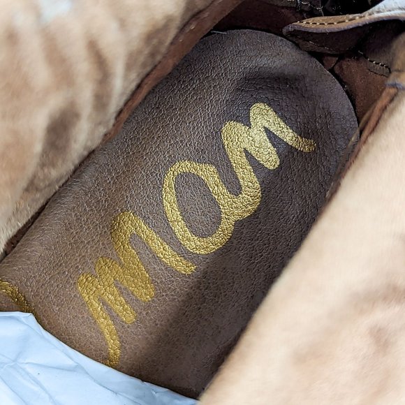 Sam Edelman Women Mikala2 Brown Leather Round Zip Toe Lug Riding Boots size 9 - Picture 5 of 13